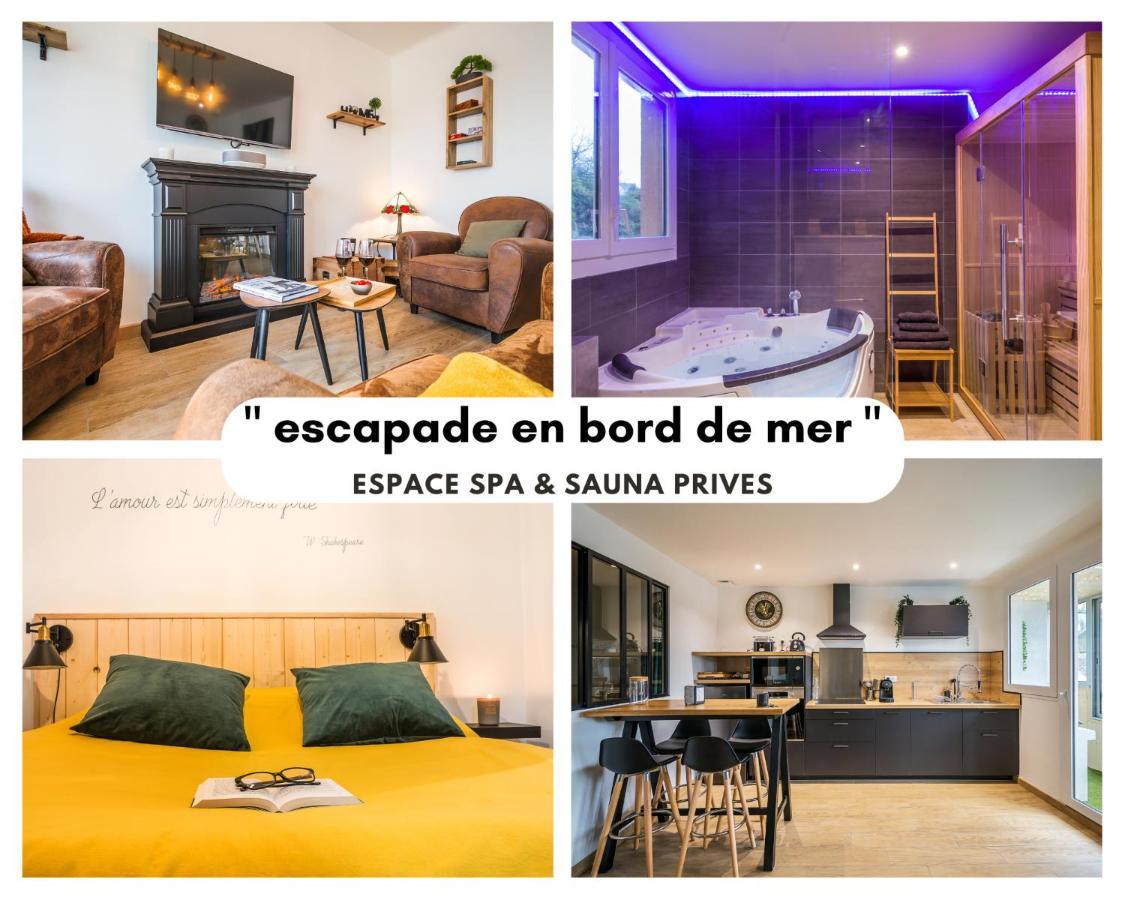 Escapade En Bord De Mer Avec Sauna Et Spa Prives Binic Luaran gambar